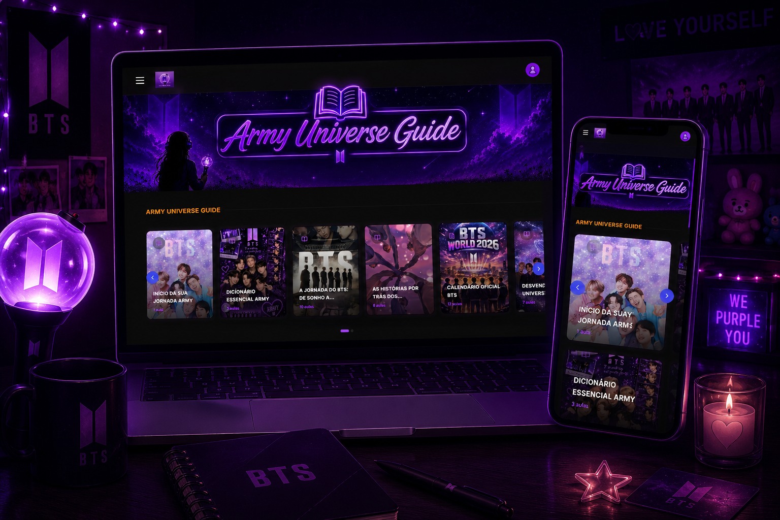 Área de membros Army Universe Guide